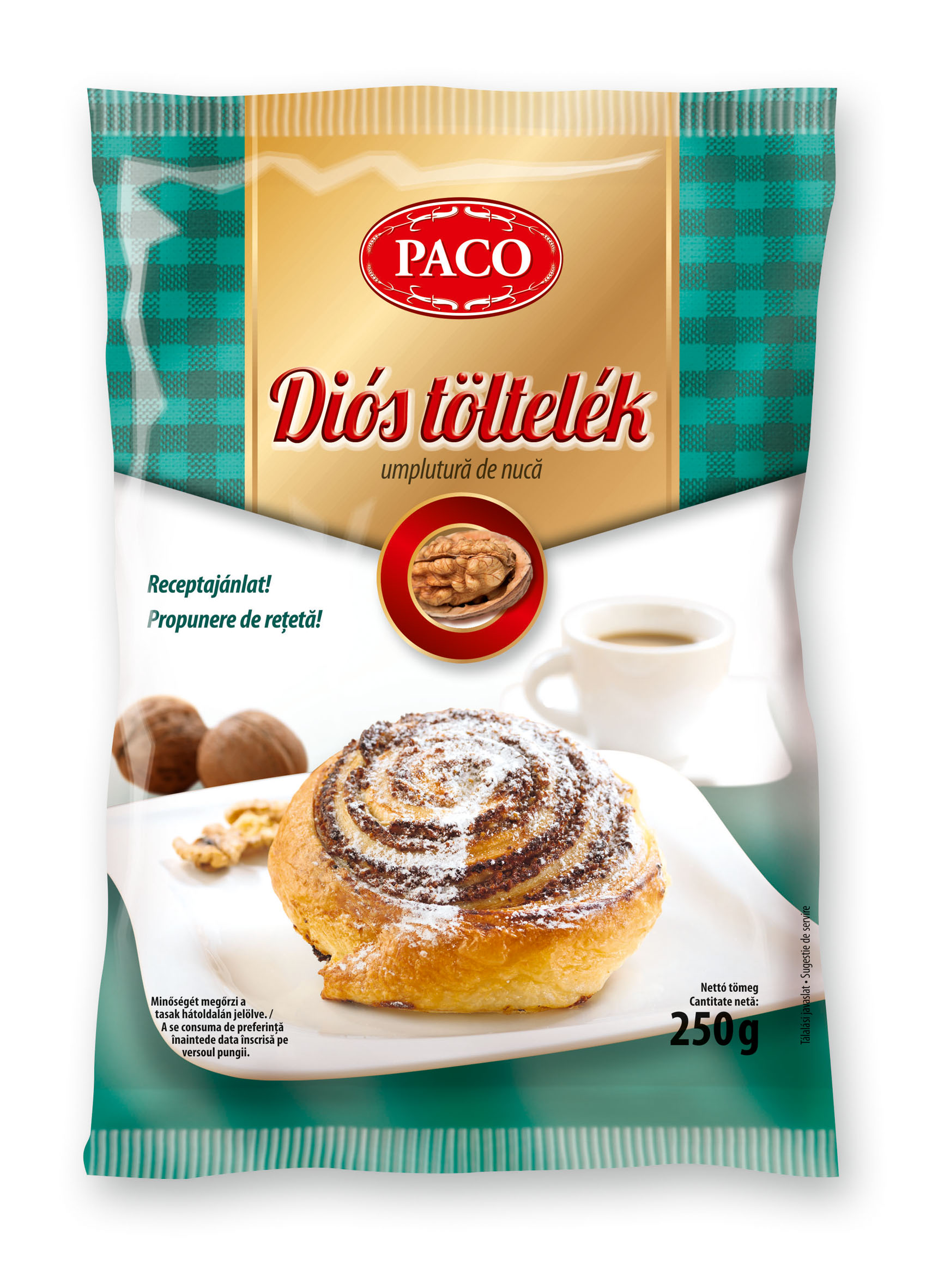PACO Dióstöltelék 250g